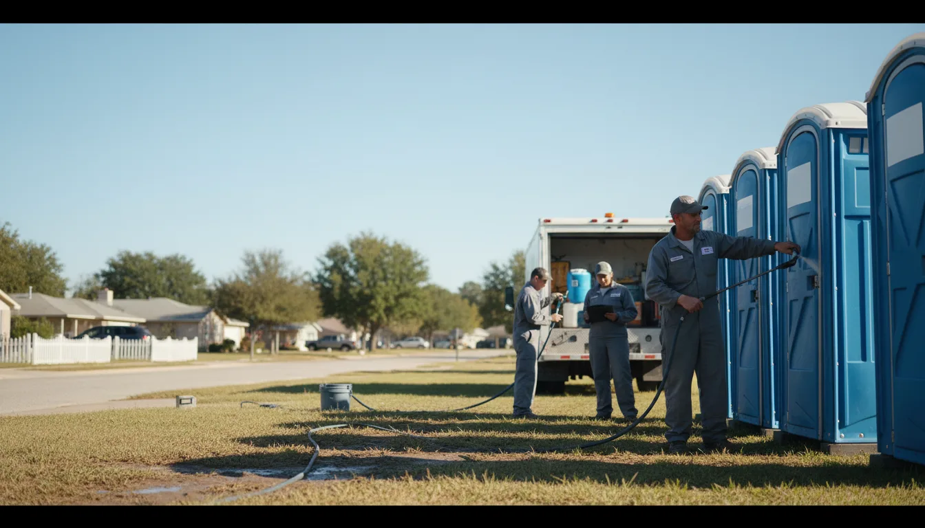 Long-Term Portable Toilet Rental in Clayton, DE near me